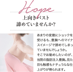 Hope ナチュラルなバストは取り戻せる