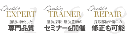高性能機器によるボディデザイン | 脂肪採取・脂肪豊胸のセミナーを開催 | 採取部位や傷口の修正も可能
