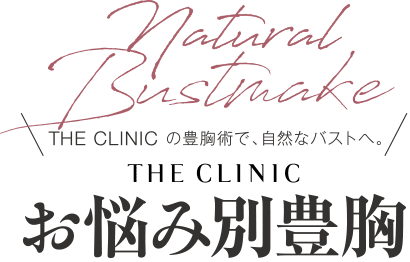 THE CLINIC の豊胸術で、自然なバストへ。 THE CLINIC お悩み別豊胸