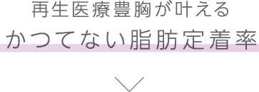 再生医療豊胸が叶えるかつてない脂肪定着率